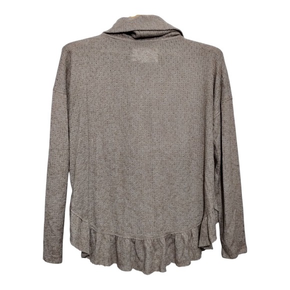 Maeve By Anthropologie Addie Ruffled Pullover Cowl Neck‎ Sweater Womens M Bobo - Picture 3 of 6